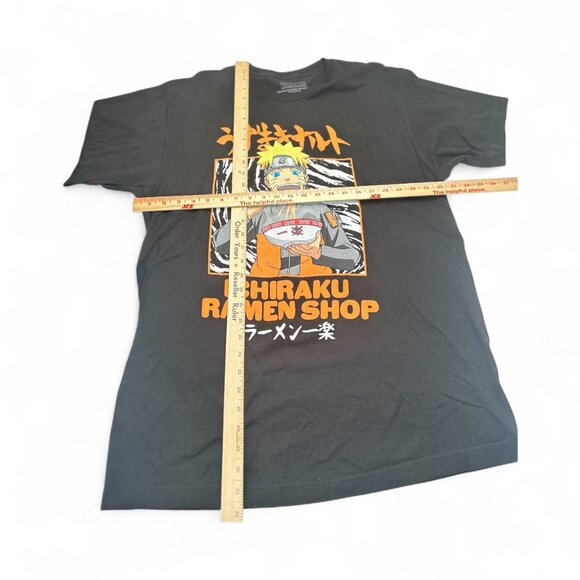 Naruto Ichiraku Ramen Shop Graphic Tee Black Anime T-Shirt Size XL - Picture 7 of 7